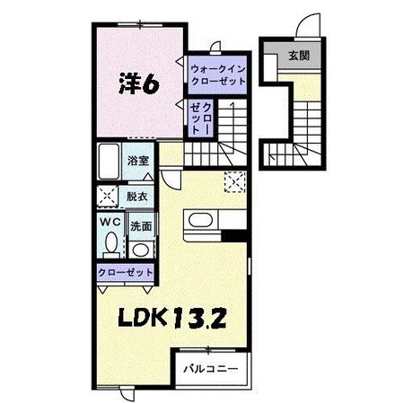 エスペランサ　壱番館の物件間取画像